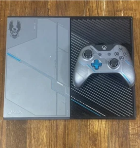  Xbox One Halo 5 Edition Console  Tested with controller & power adapter plug - Picture 1 of 1