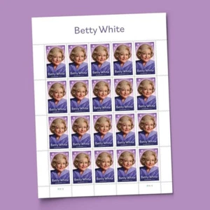 20 Betty White Forever Briefmarken First Class - Bild 1 von 3