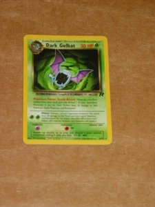 Pokemon Etapa 1 Golbat Oscuro 50 HP 2000 24/82 Excelente Estado - Imagen 1 de 7