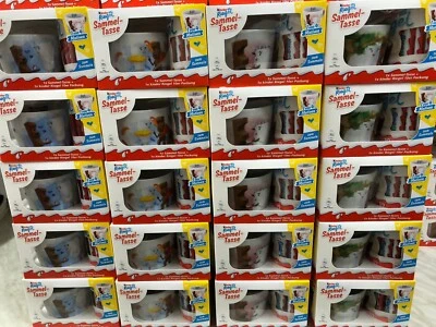 4 x Kinder Riegel Sammel Tassen LOVE D 2023  MHD. 22. August 2023 abgelaufen OVP - Bild 1 von 4