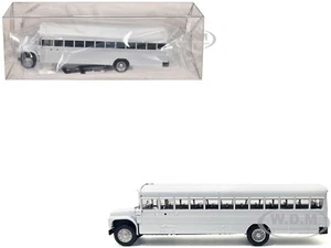 SCHOOL BUS WHITE 1/87 (HO) MODEL BY PROMOTEX 006618 W - Picture 1 of 3
