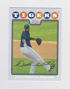 2008 Topps Chrome Refractors #13 Dontrelle Willis Detroit Tigers - Bild 1 von 2
