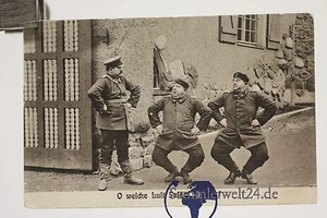 org. Foto 1.WK Witzkarte Sport Kompanie gelaufen 1915 - Bild 1 von 12