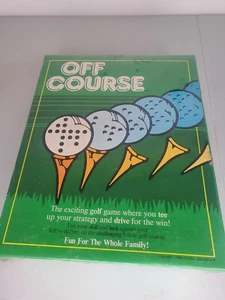 New Off Course Golf Board Game Family Fun Strategy Golf 1986 Some Box Damage - Picture 1 of 6