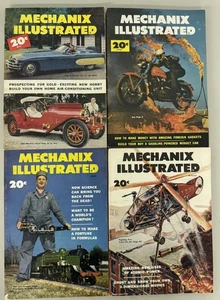 Mechanix Illustrated Magazine Lot - Full Year 1953 (12 Issues) Fawcett Vintage - Bild 1 von 4