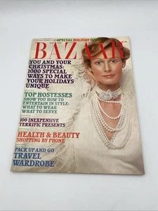 1973 DECEMBER HARPER'S BAZAAR MAGAZINE - PAM SUTHERN COVER -E7 - Imagen 1 de 17