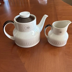 Vintage Royal Doulton Morning Star Teapot & Creamer TC1026 Made In England 1966 - Picture 1 of 13