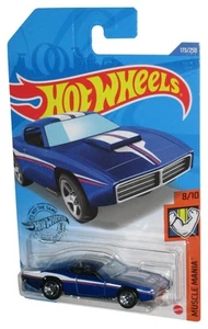 Hot Wheels Muscle Mania 8/10 (2017) Blue Custom Otto Toy Car 173/250 - Picture 1 of 1