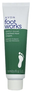 Avon Foot Works Maximum Strength Cracked Heel Cream 2.5 fl oz - Picture 1 of 2