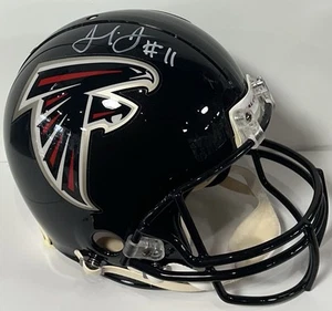 Julio Jones Signed Riddell Authentic FS Falcons Helmet Mint Autograph Radtke COA - Picture 1 of 11