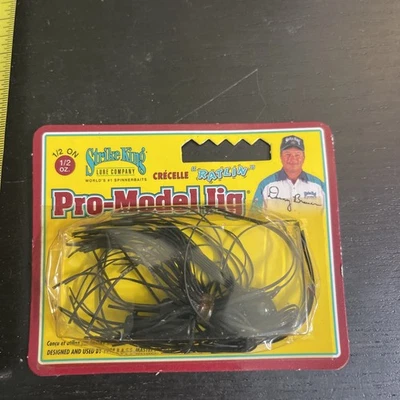 Strike King Denny Brauer Pro-Model Jig Ratlin' PMJ12-1 Black 1/2oz NIP - Image 1 of 2