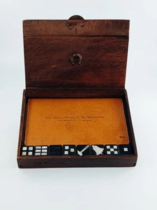 Antique Board Game Cards Dice Lombardy Milan Cartoleria De Magistris - Picture 1 of 21
