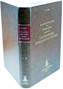 Alfred Canel BLASON POPULAIRE NORMANDIE COMPRENANT PROVERBES SOBRIQUETS DICTONS - Picture 1 of 2
