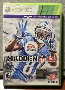 Madden NFL 13 (Microsoft Xbox 360, 2012) Brand New Sealed, Calvin Johnson Cover - Picture 1 of 3