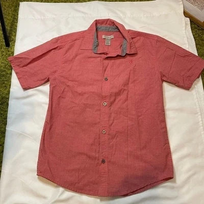 Chicos Calvin Klein Vaqueros Talla Grande (14-16) Rojo Camisa Abotonada Foto 1 de 4