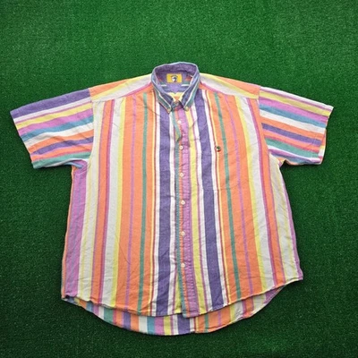 Duck Head Shirt Mens Large/XL Multicolor Striped Button Up Vintage Casual - Image 1 of 4