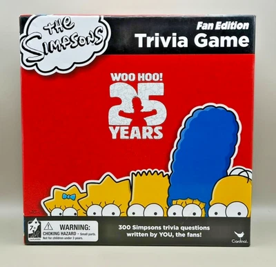 Juego Trivia 25 Aniversario Los Simpson • Edición Fan • Cardinal • Completo Foto 1 de 4