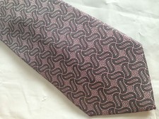 Mens Gray Green SILK Tie Necktie HAMMONDS  (6468)