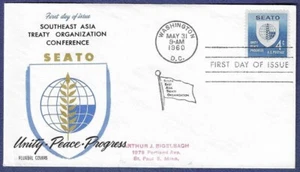 1960 FDC 4c SEATO issue #1151 Fluegel cachet - Picture 1 of 1