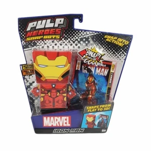 Marvel Iron Man SnapBot Pulp Heroes Pull Back - Picture 1 of 4