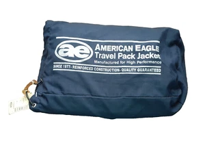 American Eagle Outfitters Travel Pack Jacket Size Medium Navy NOS - Picture 1 of 1