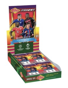 2022-23 Topps Finest Flashbacks UEFA Club Competitions Hobby Box Soccer IN HAND