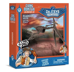 Dr. Steve Hunters Pteranodon Skeleton Flying Monsters Excavation Kit, #DSHCL1681 - Picture 1 of 3