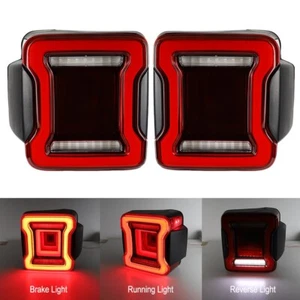 JK Tail Lights Set for Jeep Wrangler 2007-2017 LED Brake Turn Signal Side Lamp - Picture 1 of 14