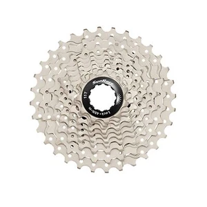 Cassette 10v. Sunrace 11-32 rs1 pour Shimano route (niveau 105) metallic silver - Foto 1 di 1
