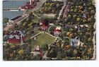 Aerial View Campus Beloit College Wisconsin WI Linen Postcard Vtg Unposted
