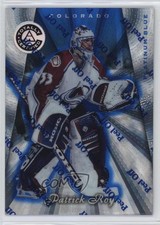 1997-98 Pinnacle Totally Certified Platinum Blue /2599 Patrick Roy #2 HOF