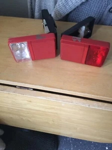 VINTAGE BIKE LIGHTS pair no brackets - Picture 1 of 4
