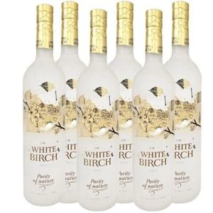 White Birch GOLD Wodka, 40% vol. 6 x 0,5 l, Premium Wodka in besonderer Flasche - Bild 1 von 5
