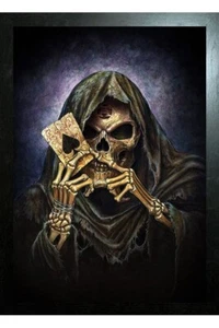 ARTE DE ALQUIMIA ENMARCADO NEGRO - SEGADORES AS IMPRESIÓN DE IMAGEN 3D 325mm x 425mm - Imagen 1 de 2