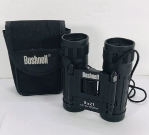 Bushnell 8x21 131m/1000m Mini Taschenfernglas mit Etui - Bild 1 von 8