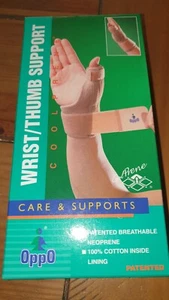 Oppo 1289 Wrist Thumb Splint Support RSI CMC Neoprene Coolprene Extra Large XL - Picture 1 of 2