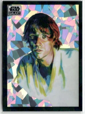 Luke Skywalker Topps Star Wars Galaxy 2022 #1 Atomic Refractor /150 - Image 1 of 2