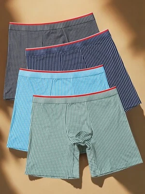 4 pack Men's boxing comfortable boxers to give her husband a holiday gift S-XXXL - Image 1 of 4