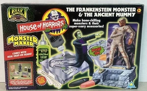 Creepy Crawlers House Of Horrors Monster Maker Frankenstein Mummy - Picture 1 of 7