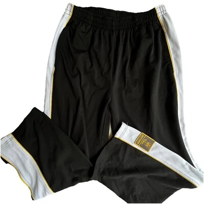 Pantalones de chándal Chase Authentics negros Dale Jarrett UPS talla L cintura elástica cremallera pierna Foto 1 de 4
