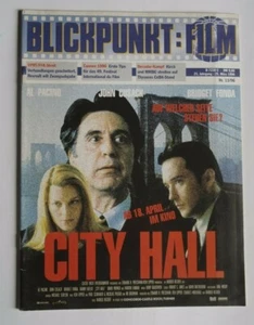 19/0016 BLICKPUNKT FILM Nr. 13/1996 Cover: City Hall - Al Pacino - Bild 1 von 2