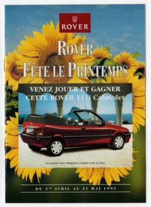 1995 ROVER Vintage Original 16 page Print AD booklet 111, Mini Cooper, 114, 620 - Picture 1 of 9