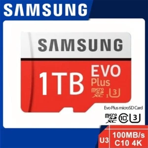 1TB Samsung Evo Plus Micro SD Memory Card SDXC U3 4K HD Class 10 100MB/s TF Card - Picture 1 of 3