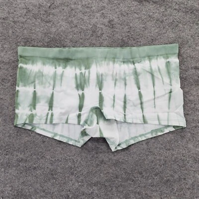 Calcinha Victoria Secret feminina XL menino curta verde tingida - Imagem 1 de 4