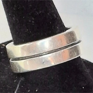 Silpada 925 Sterling Silver Band Ring Size 8.5 Sky - Picture 1 of 9