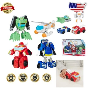 Amazon Exclusive Rescue Bots Action Figure - Set di giocattoli trasformabili da 4,5 pollici - Foto 1 di 13