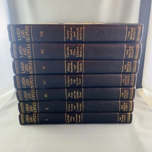 Lands and Peoples Complete Book Set 1-7 Hardcover Grolier Society HC Vintage - Bild 1 von 10