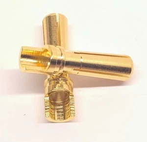 4 mm übergroßes solides Design vergoldeter Kugelverbinder für Icharger 1 Paar - Bild 1 von 1
