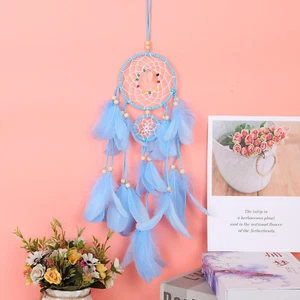 Dream Catchers Wall Decor, Handmade Feather Decoration for Boys Girls Bedroom, W - Picture 1 of 12