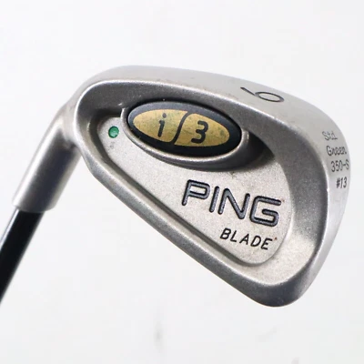 Ping i3 6 Iron Blade Green Dot Aldila 350 Stiff Flex 37" left hand demo grip - Image 1 of 4